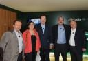 Massimo Montanari, Iole Cisnetto, Michele Mirabella, Paolo Marchi e Antonello Colonna